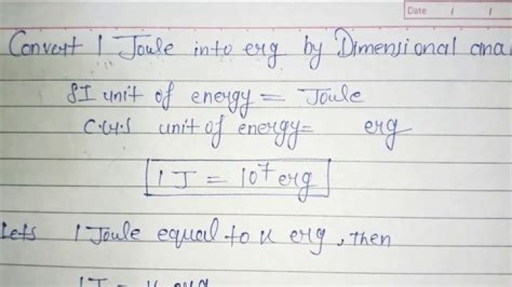 1 joule is equal to