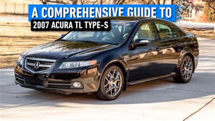 2007 acura tl type s navigation and high performance tires