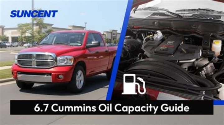 6.7 cummins oil capacity