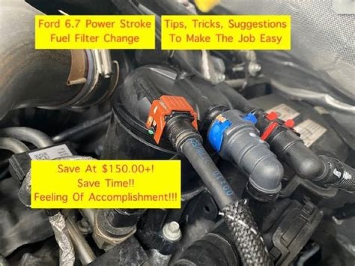 6.7 powerstroke fuel filter change