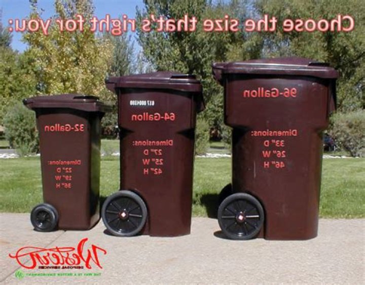 64 gallon trash can