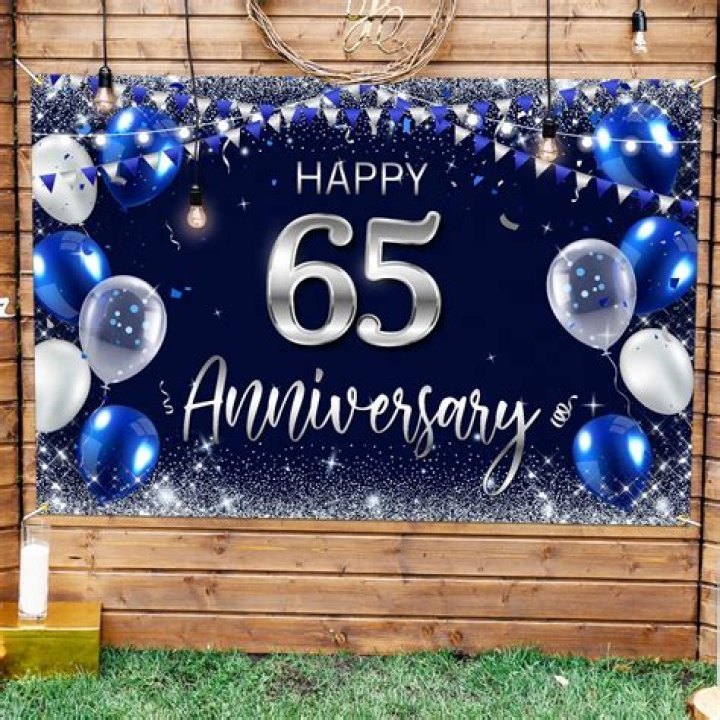 65th wedding anniversary color