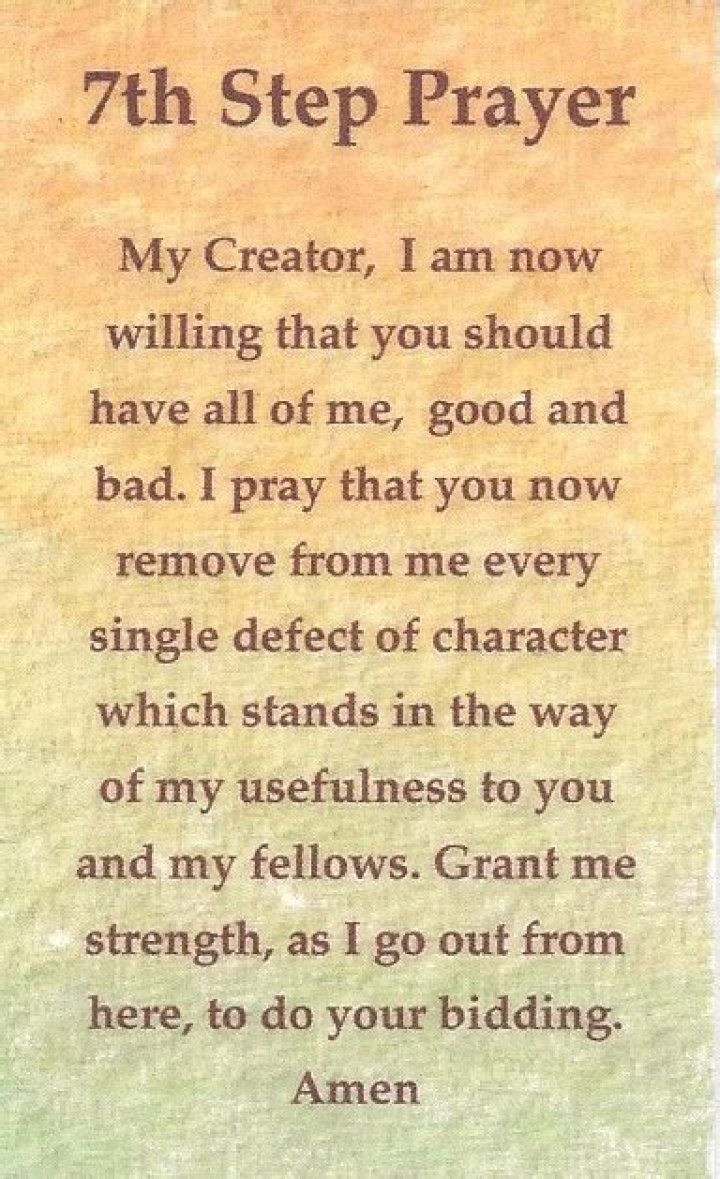 7th step prayer