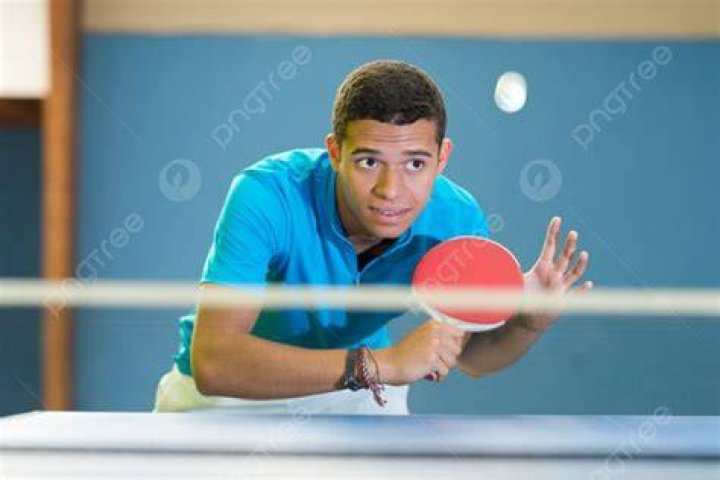 a player is allowed to touch the table while playing. (table tennis)