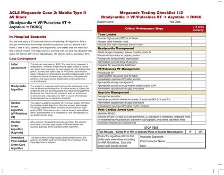 acls megacode practice