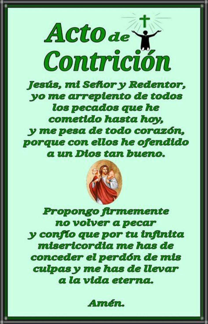 acto de contricion