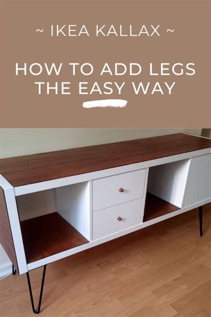 add legs to kallax