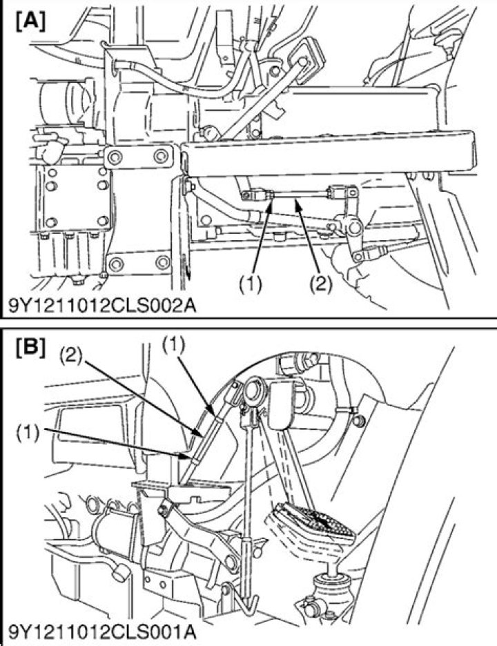 adjust clutch pedal