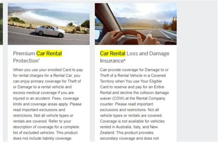 amex platinum car rental insurance