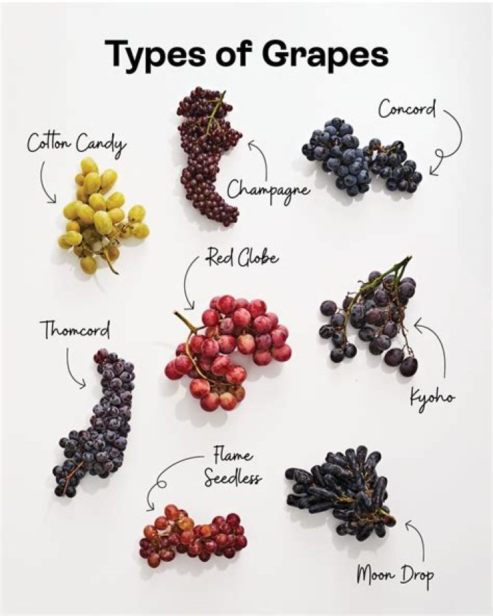 Are black grapes the same as purple grapes