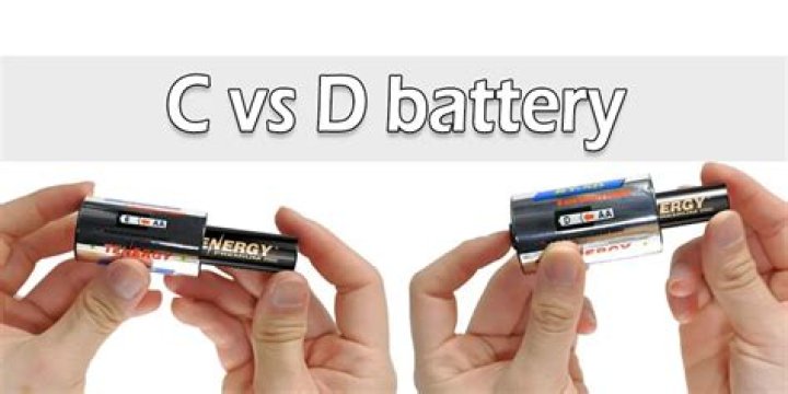 Are C batteries bigger than D