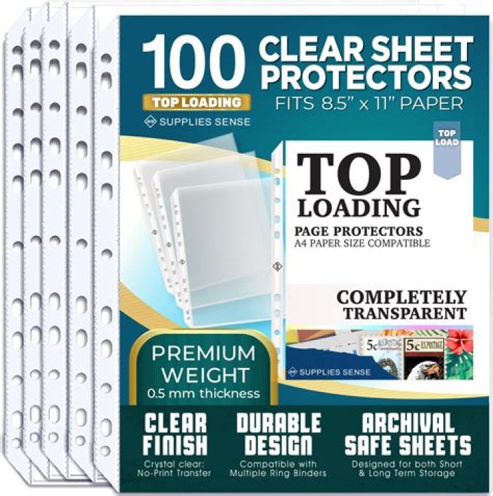 Are page protectors safe for photos?
