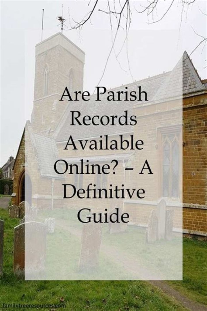 Are parish records available online?