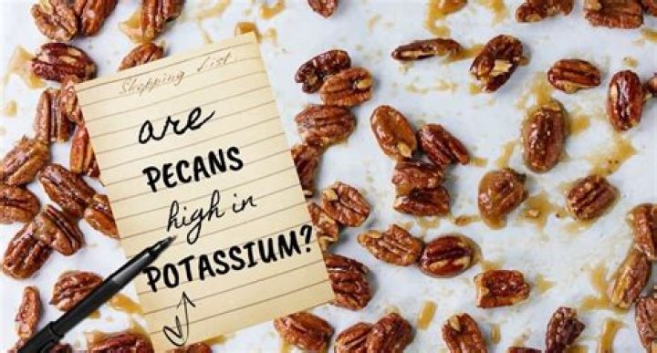 are pecans high in potassium