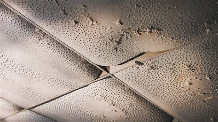asbestos ceiling tiles