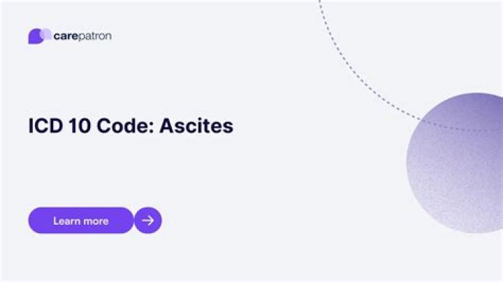 ascites icd 10