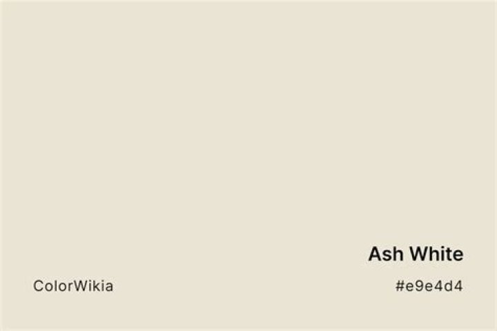 ash white color