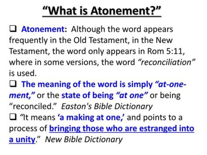 atonement definition bible