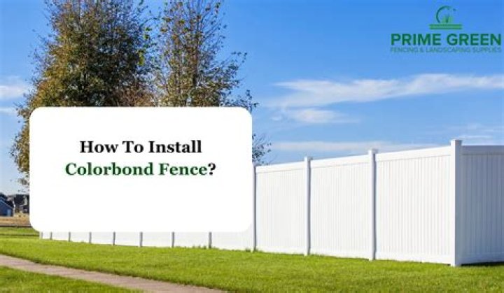 attaching screening colorbond fence