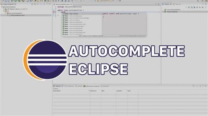 autocomplete eclipse
