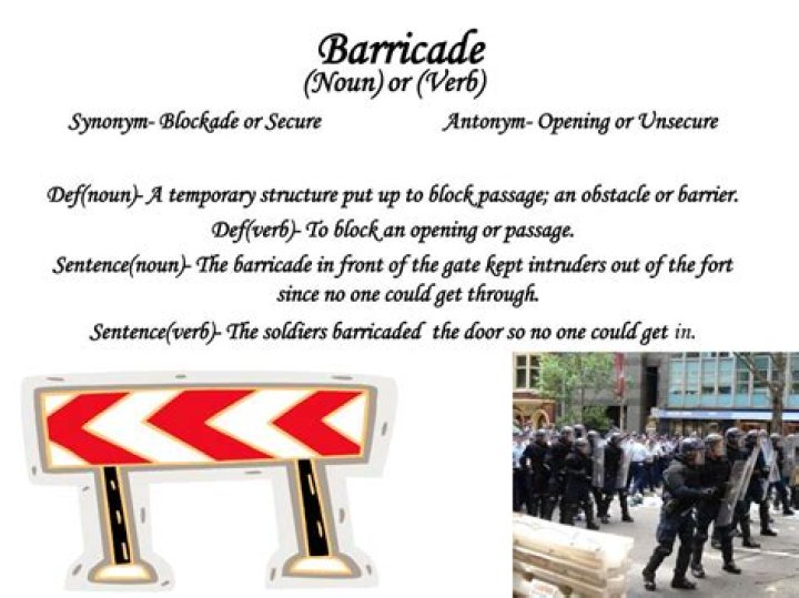barricade synonym