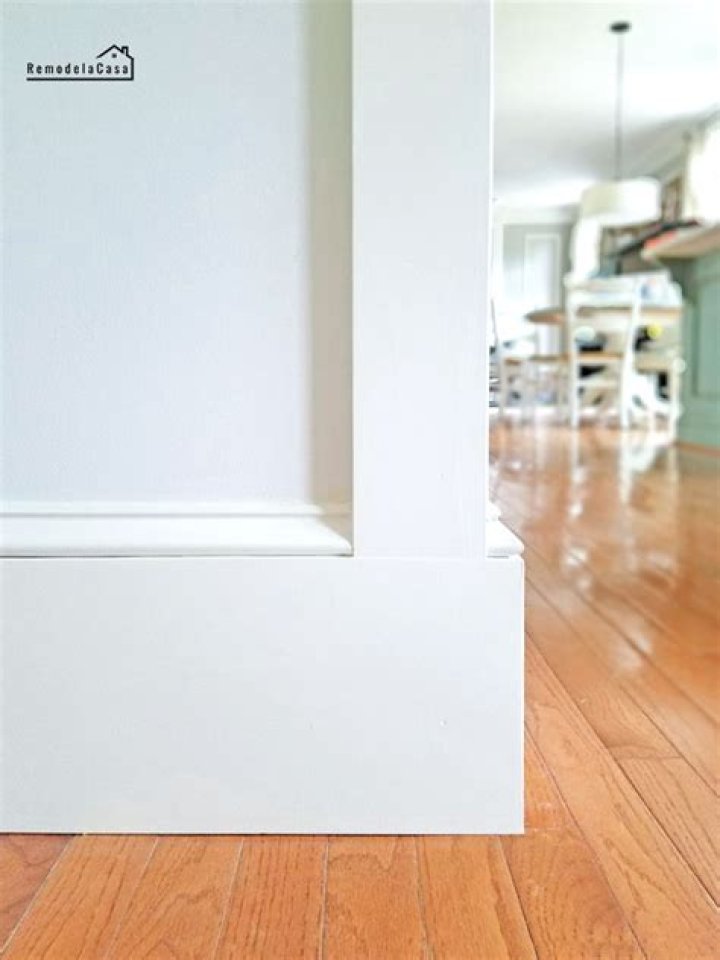 baseboard meets door trim