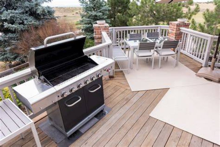bbq on decking