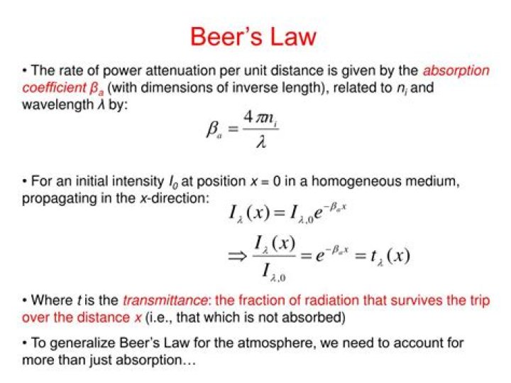 beer’s law units
