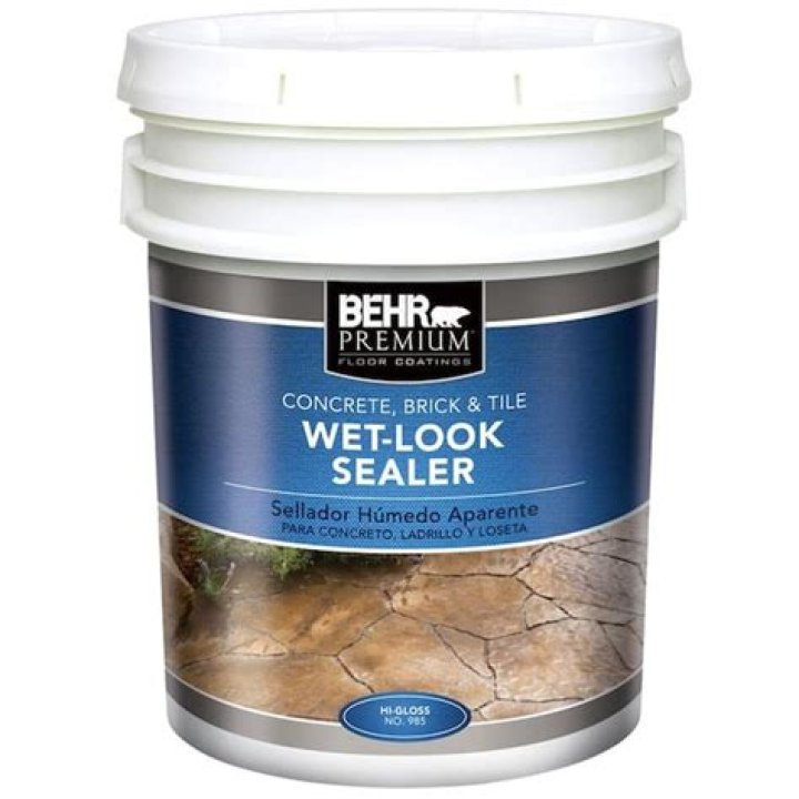 behr wet look sealer