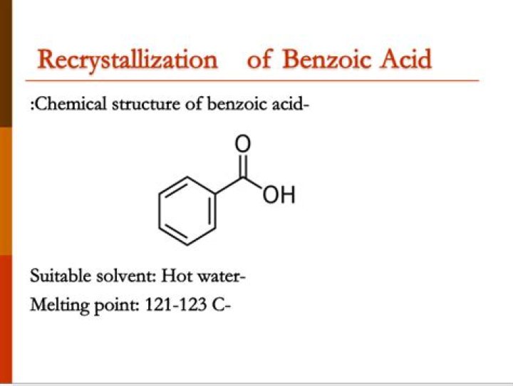 benzoic acid melting point