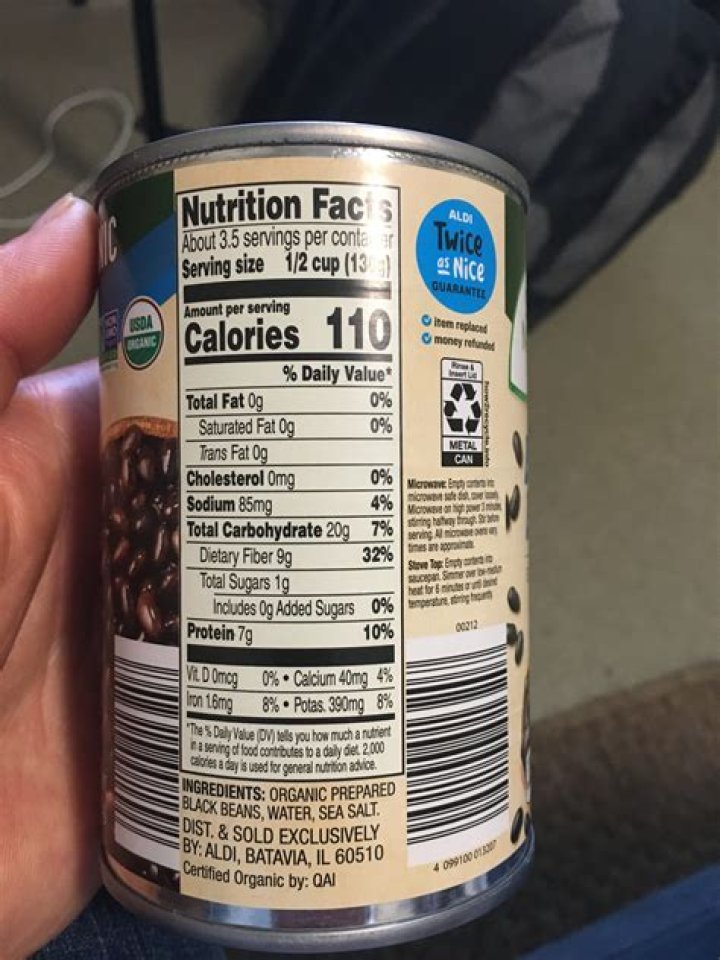 black beans calories