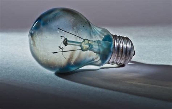 blown light bulb