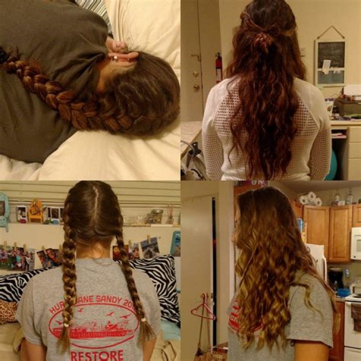 braiding hair before bed