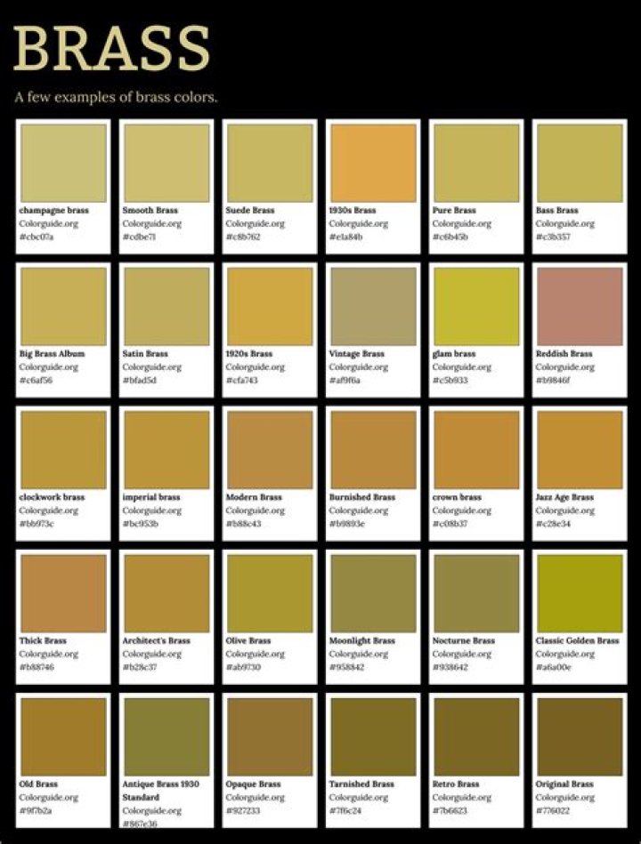 brass color
