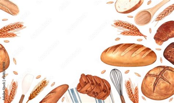 bread and pastry background
