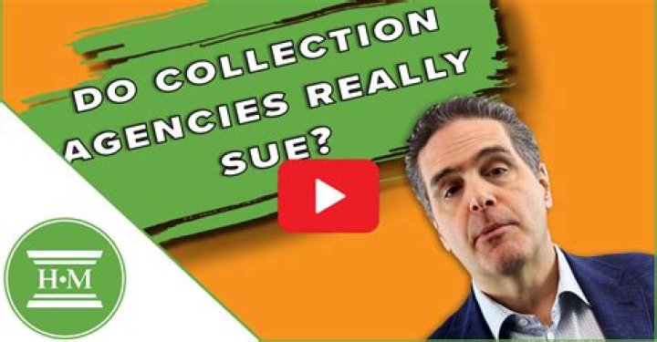 Can a collection agency sue you in California