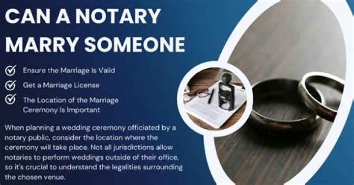 Can a notary marry someone in FL