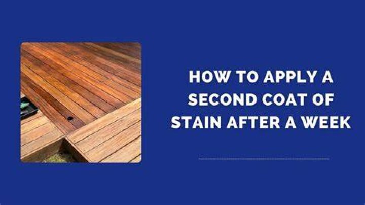 Can I apply 3 coats of stain?