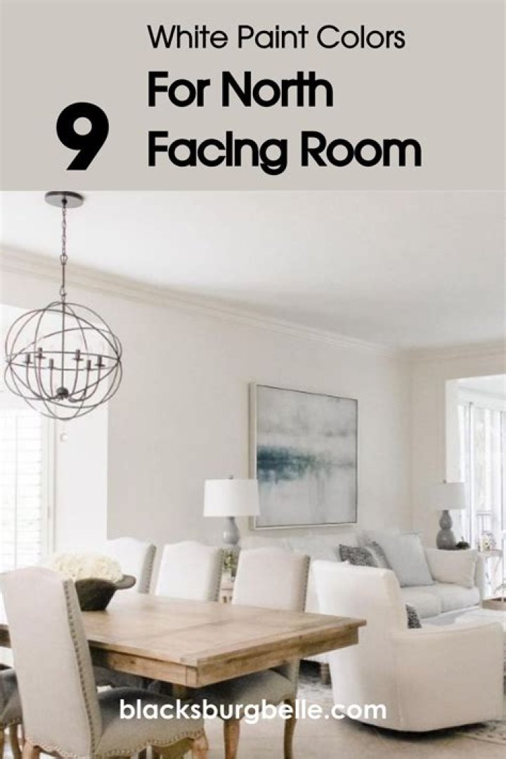 Can I paint my north facing room white