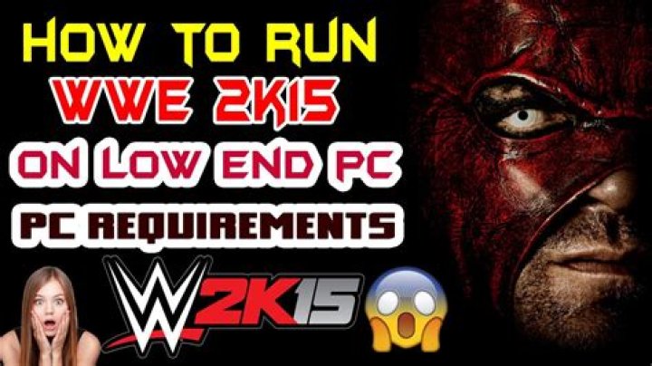 Can I run WWE 2k15?