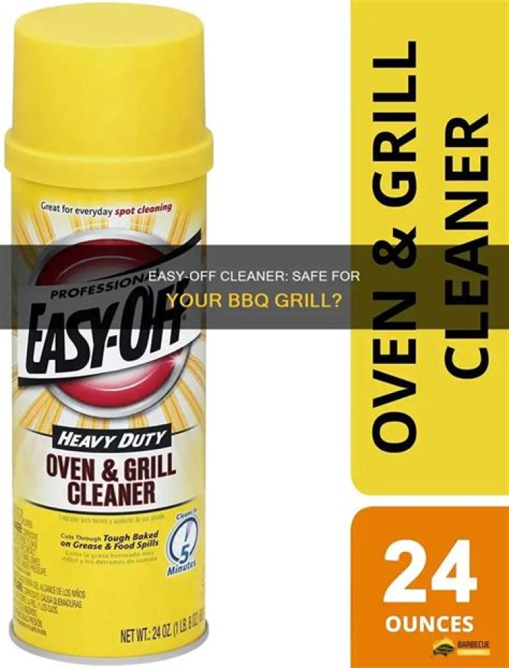 Can I use Easy Off on my BBQ