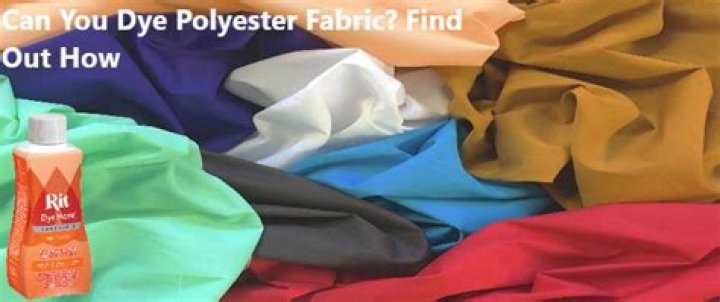 can you dye polyester