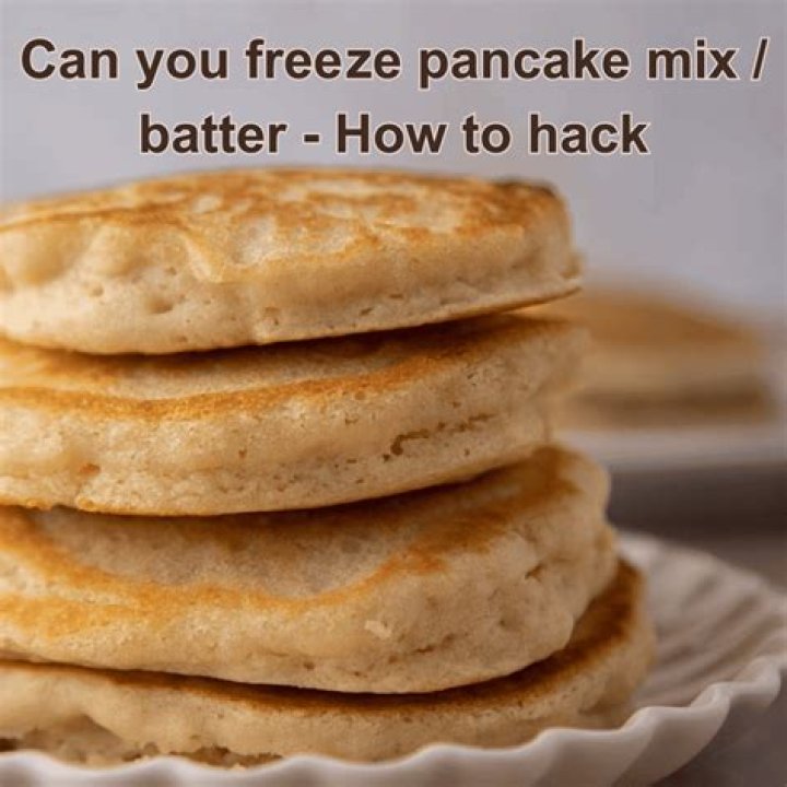can you freeze batter mix