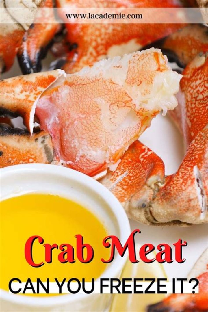 can you freeze fresh crab meat