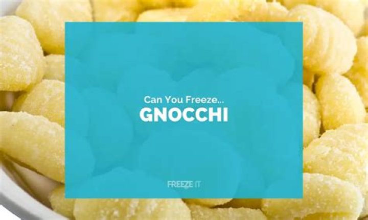 can you freeze gnocchi