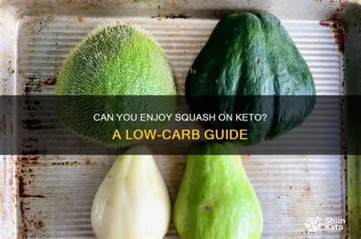 can you have squash on keto