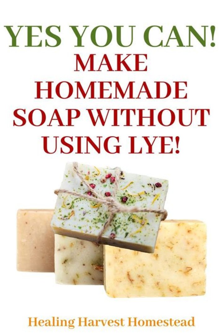 Can you make soap without using lye