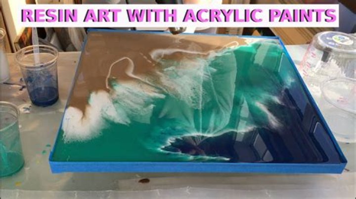can you put acrylic paint in resin