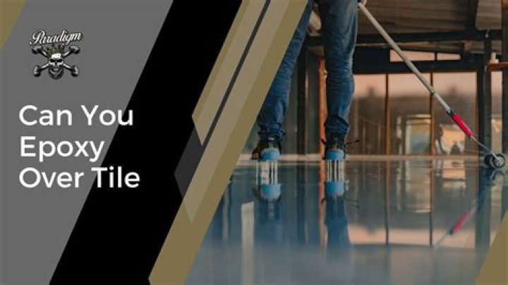 Can you stain over tile