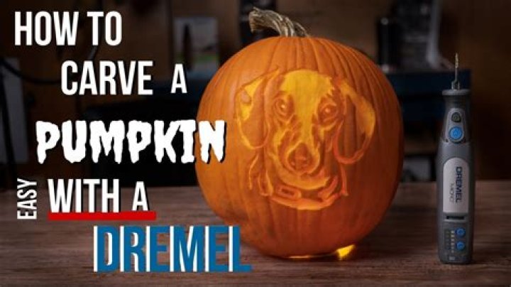 can you use a dremel to carve a pumpkin